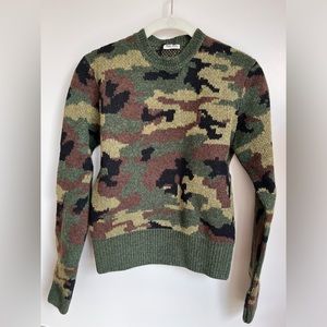 Miu Miu FW 2019 Camouflage Sweater